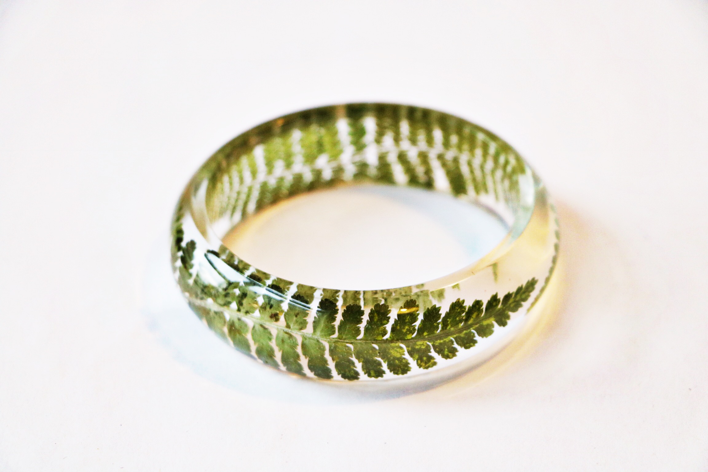 Resin flower bangle sales